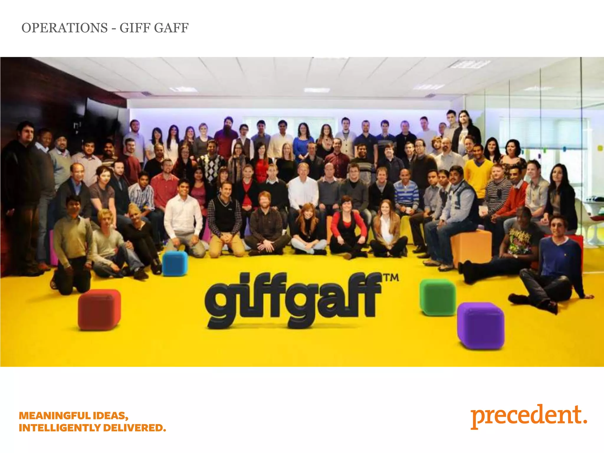 OPERATIONS - GIFF GAFF
 