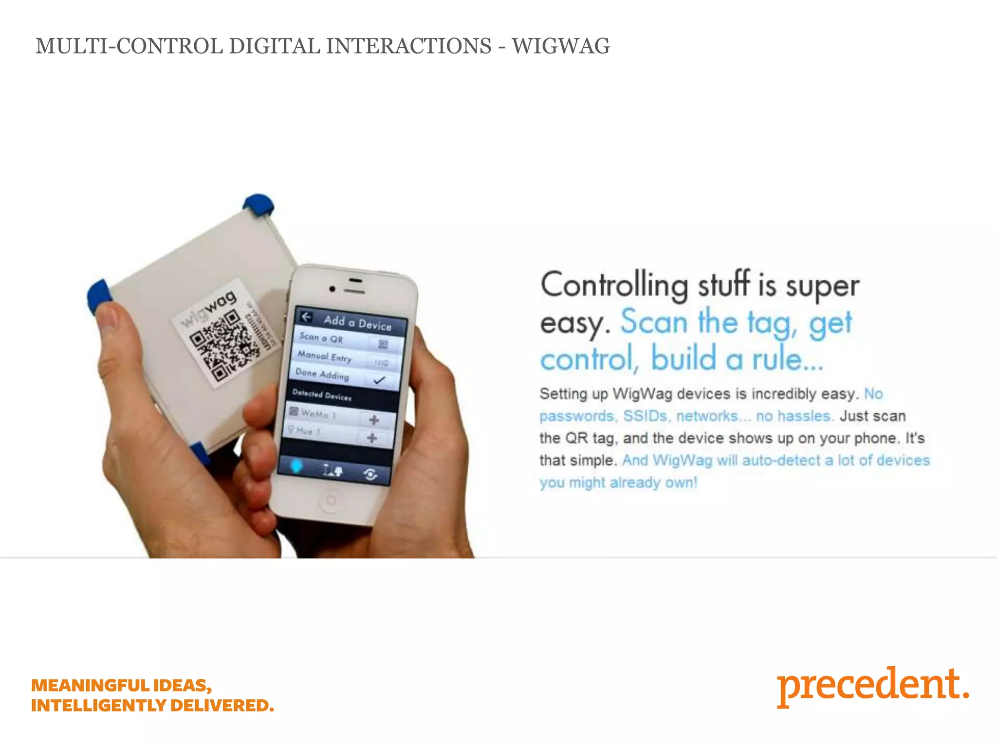 MULTI-CONTROL DIGITAL INTERACTIONS - WIGWAG
 