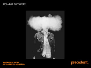 IT’S A LOT TO TAKE IN
 