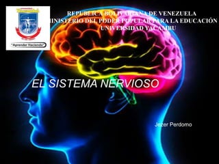 REPUBLICA BOLIVARIANA DE VENEZUELA
MINISTERIO DEL PODER POPULAR PARA LA EDUCACIÓN
UNIVERSIDAD YACAMBU
Jezer Perdomo
 