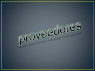 presentacion base de datos