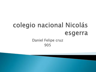 Daniel Felipe cruz
905
 
