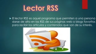 ¿Qué es RSS? | PPTX