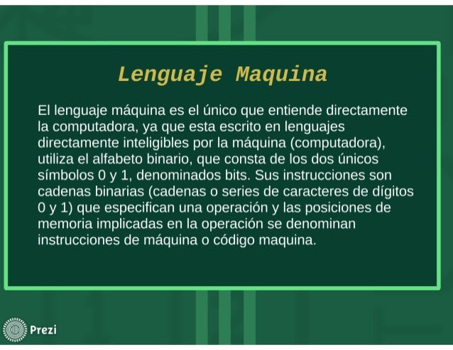 Lenguaje Maquina