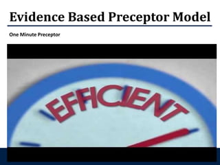 Preceptor Model preceptor_powerpoint_for_con.pptx in university | PPTX