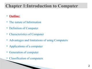 preChapter1 (2).pptx introduction to computer | PPTX