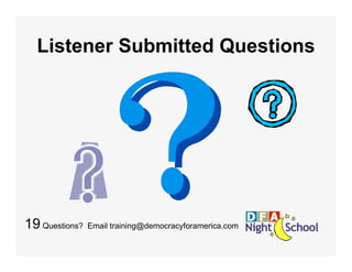 Precinct Organizing- Getting Started