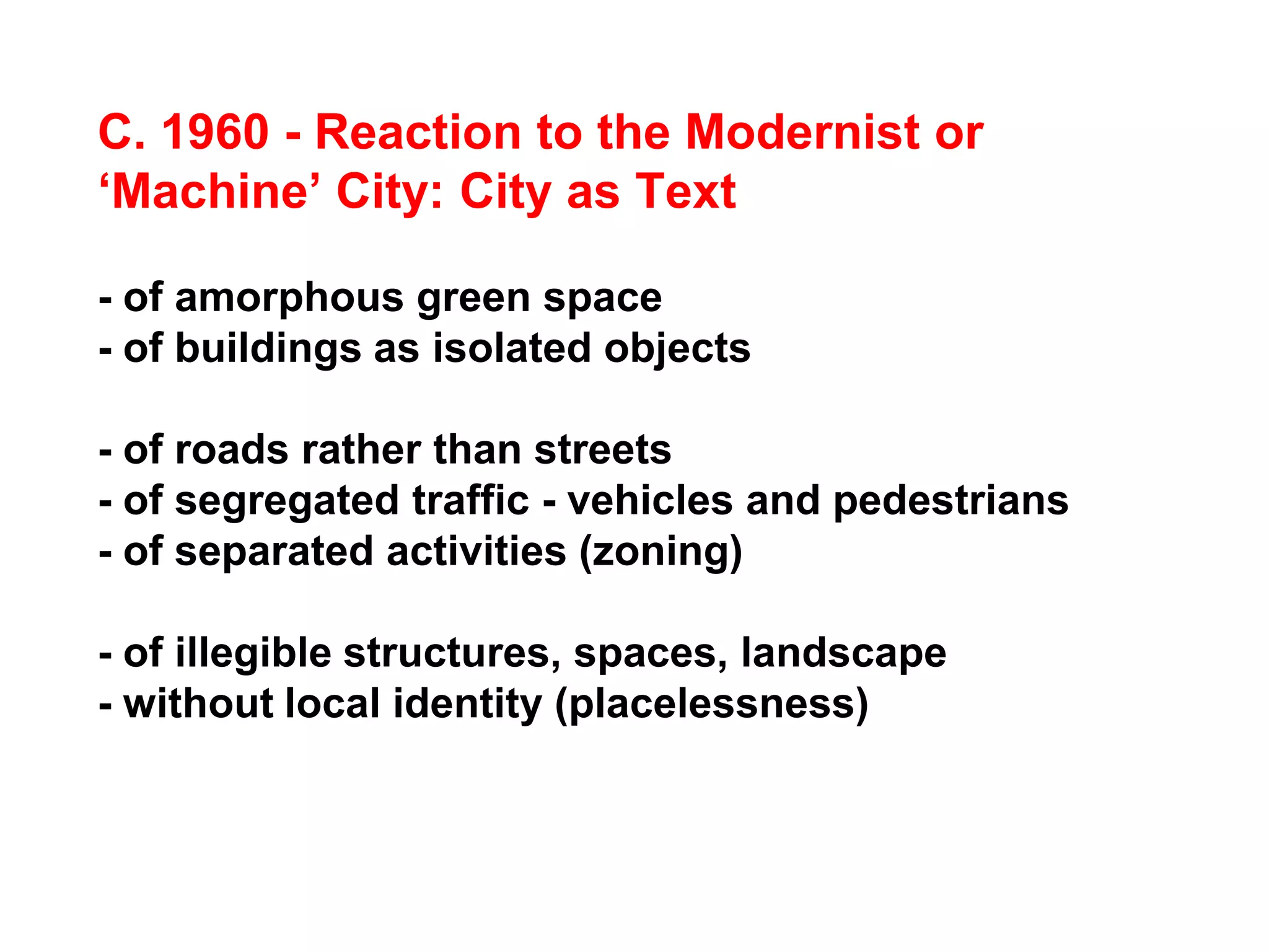 break up the corridor street