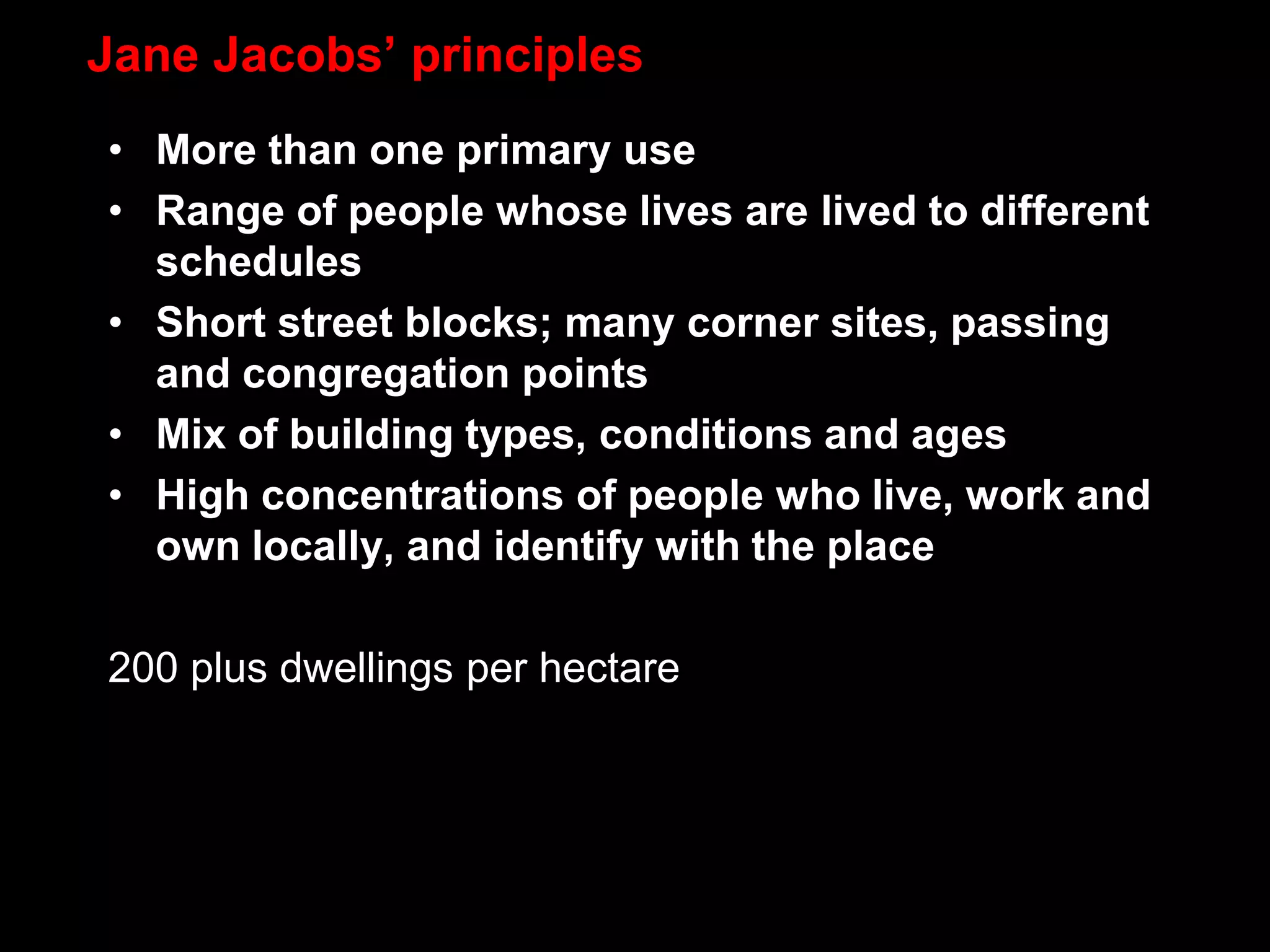 C. 1960 - Reaction to the Modernist or ‘Machine’ City: City as Text- of amorphous green space- of buildings as isolated objects - of roads rather than streets- of segregated traffic - vehicles and pedestrians- of separated activities (zoning)- of illegible structures, spaces, landscape- without local identity (placelessness)