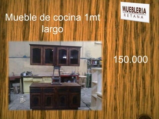 Mueble de cocina 1mt
       largo


                       150.000
 