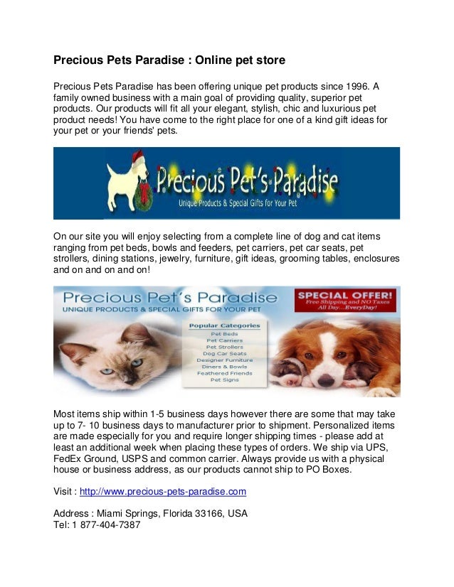 family owned pet stores