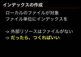 Precipitateに見る、外部リソースのSpotlight化