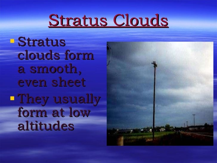 stratus clouds facts