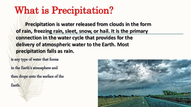 precipitation