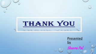 Presented
by
Shuvra Pal
 