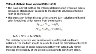 Precipitation titrations bpharm 1 semister | PPTX