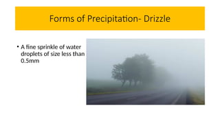 Types of precipitation , Forms of precipitation | PPTX
