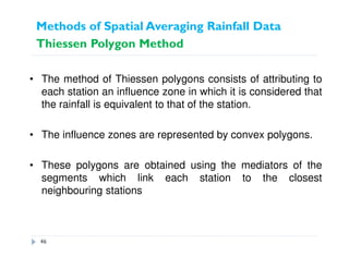 Thiessen Method Example Precipitation and its estimation | PDF