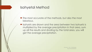 Isohyet Example Precipitation_Measurement_Methods Media Areal | PPTX
