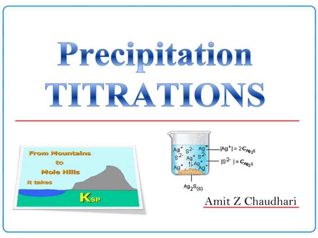 Precipitation Titration _ Pharmaceutical Analysis _ B. Pharmacy