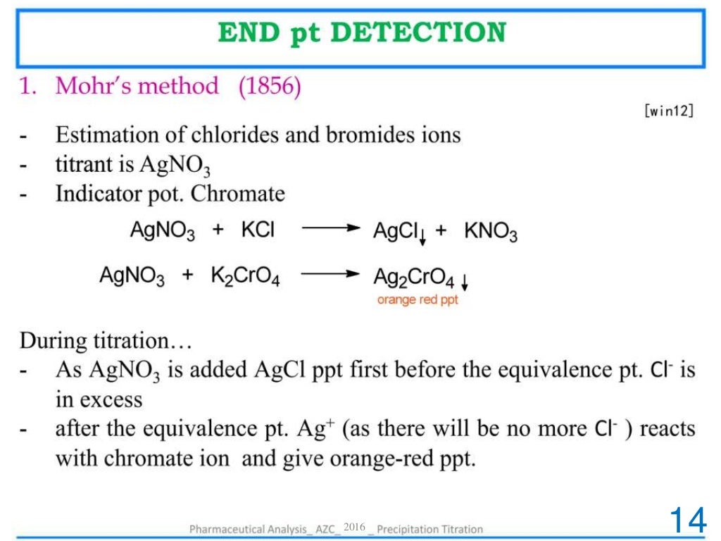 Precipitation Titration _ Pharmaceutical Analysis _ B. Pharmacy