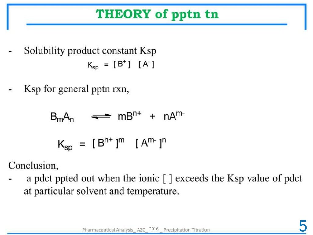 Precipitation Titration _ Pharmaceutical Analysis _ B. Pharmacy