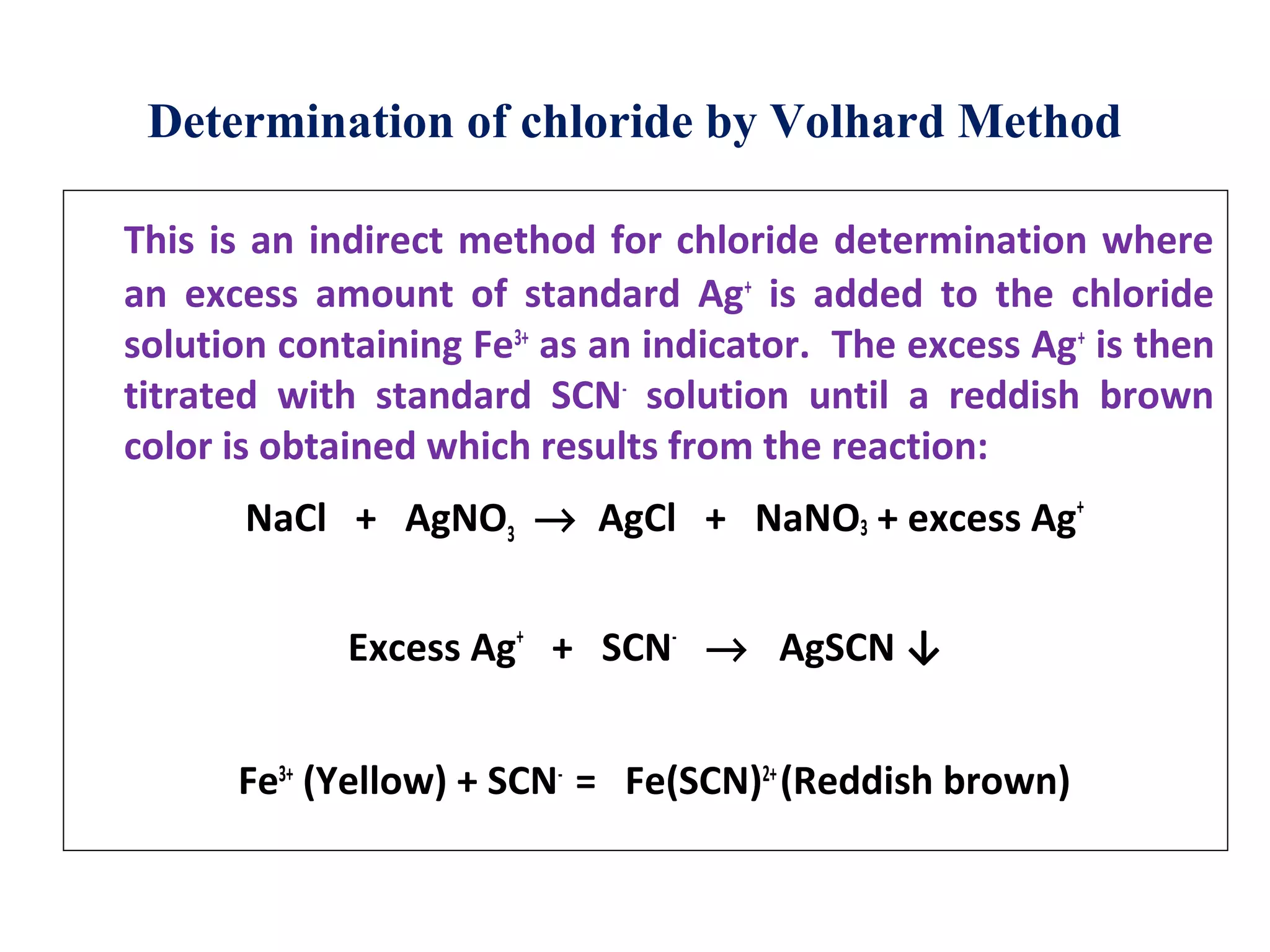 Precipitation titrations | PPT