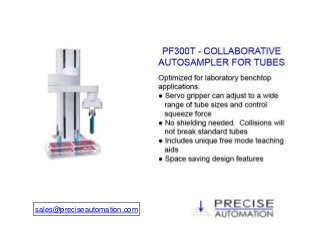 Precise Automation Collaborative Robot Product Overview