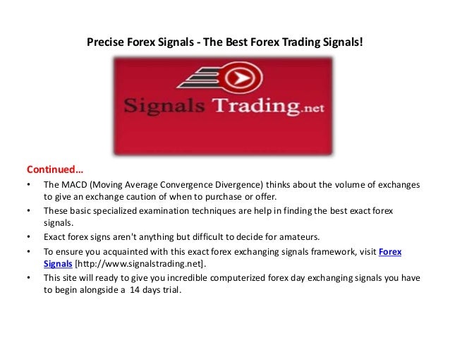 Exact forex signals