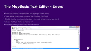 Introduction to MapBasic | PDF