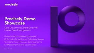 Precisely Showcase - Data Governance, Quality & MDM.pdf