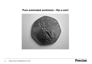 Pure automated sentiment – flip a coin!




13   Image courtesy of ImagesOfMoney from Flickr
 