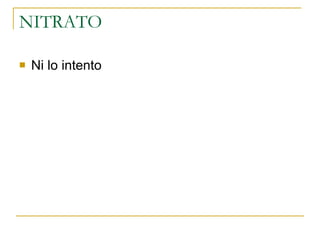 NITRATO  Ni lo intento  