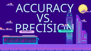 ACCURACY
VS.
PRECISION
ACCURACY PRECISION
 