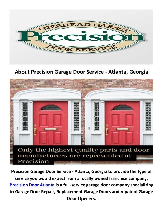 Precision Door Service In Atlanta 404 410 1066