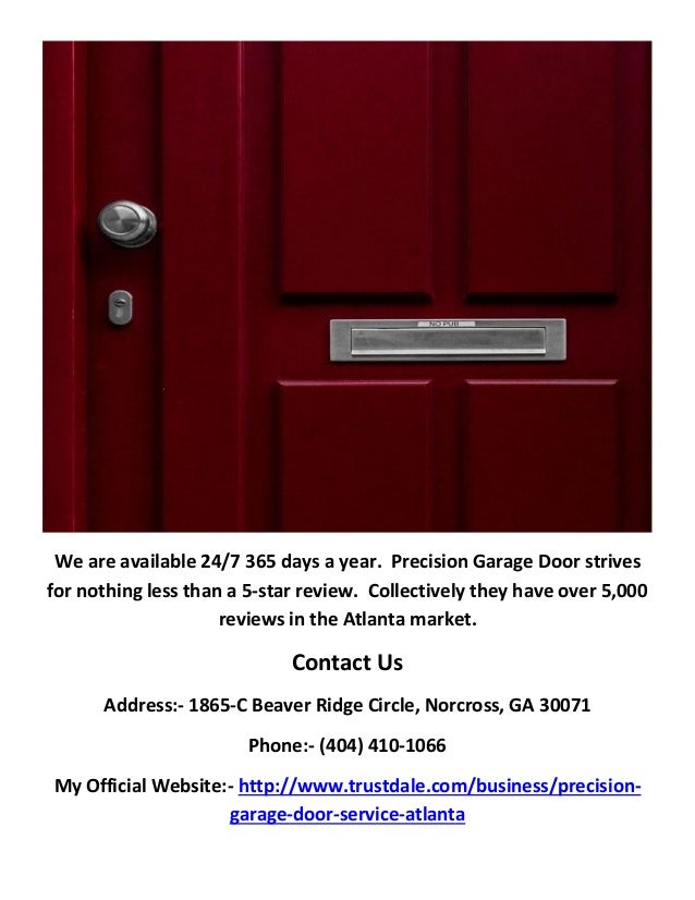 Precision Door Service In Atlanta 404 410 1066