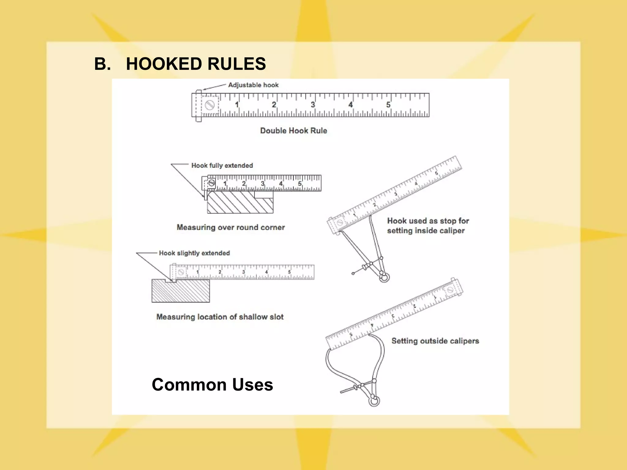 B. HOOKED RULES




     Common Uses
 