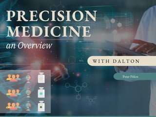 PRECISION
MEDICINE
W I T H D A L T O N
Peter Pekos
an Overview
 