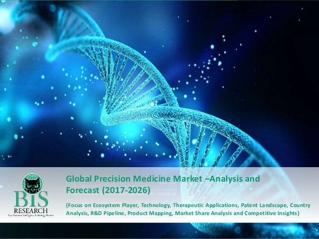© 2017 BIS Research, All Copyrights Reserved
Global Precision Medicine Market –Analysis and Forecast (2017-2026)
Global Precision Medicine Market –Analysis and
Forecast (2017-2026)
(Focus on Ecosystem Player, Technology, Therapeutic Applications, Patent Landscape, Country
Analysis, R&D Pipeline, Product Mapping, Market Share Analysis and Competitive Insights)
 