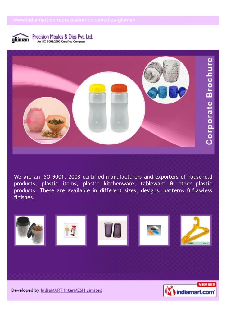 Precision Moulds & Dies Pvt. Ltd., Ghaziabad, Plastic Kitchenware