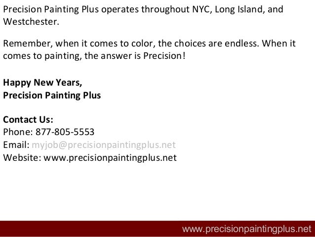 Precision Painting Plus Offers Save Big And Ring In 2014 With Free Pa