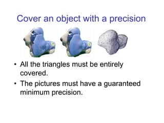 Slides: On the Precision of Textures (MVA 2000, IEICE 2001) | PPT