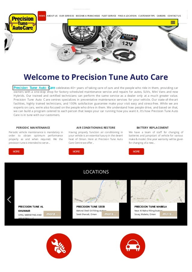 Precision tune auto care hours