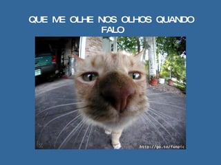 QUE  ME  OLHE  NOS  OLHOS  QUANDO  FALO 