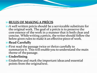 PRECIS WRITING.pptx