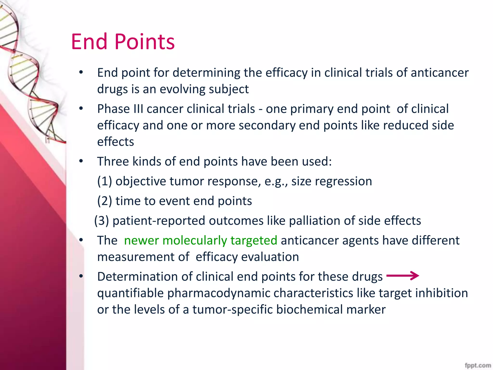Preclinical and clinical screening of anticancer drugs | PPTX