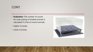 Preclinical screening methods of cns stimulants | PPTX