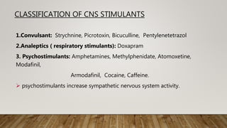 Preclinical screening methods of cns stimulants | PPTX