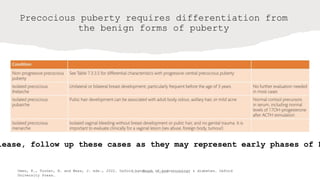 Central and Peripheral Precocious Puberty | PPTX
