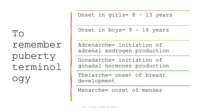 Central and Peripheral Precocious Puberty | PPTX